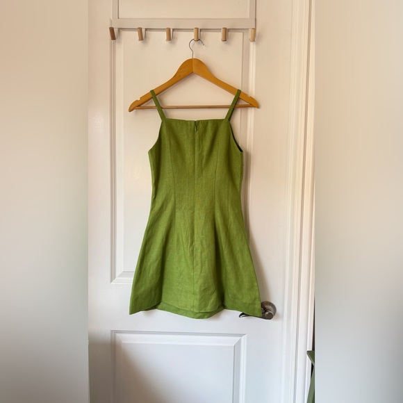 Reformation Olive Green Mini Dress - Picture 10 of 15